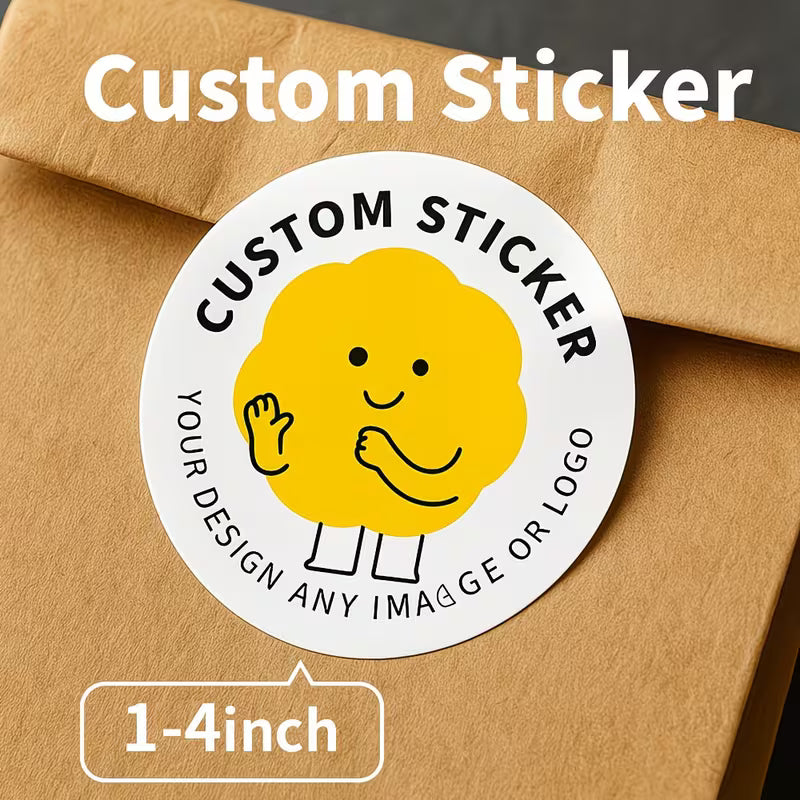 Custom Circle stickers