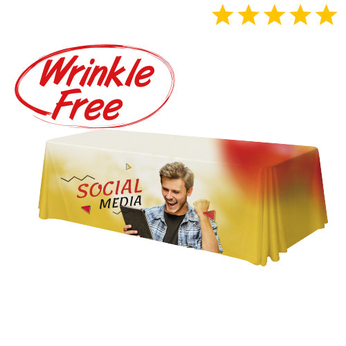 Premium Table Throw Wrinkle Free (Full-Color Dye Sublimation, Full Bleed)