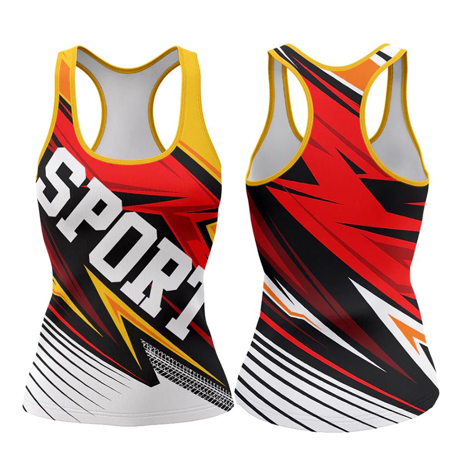 150GSM Mesh Jersey Racerback Tank (Full Dye Sublimation) #USA500031