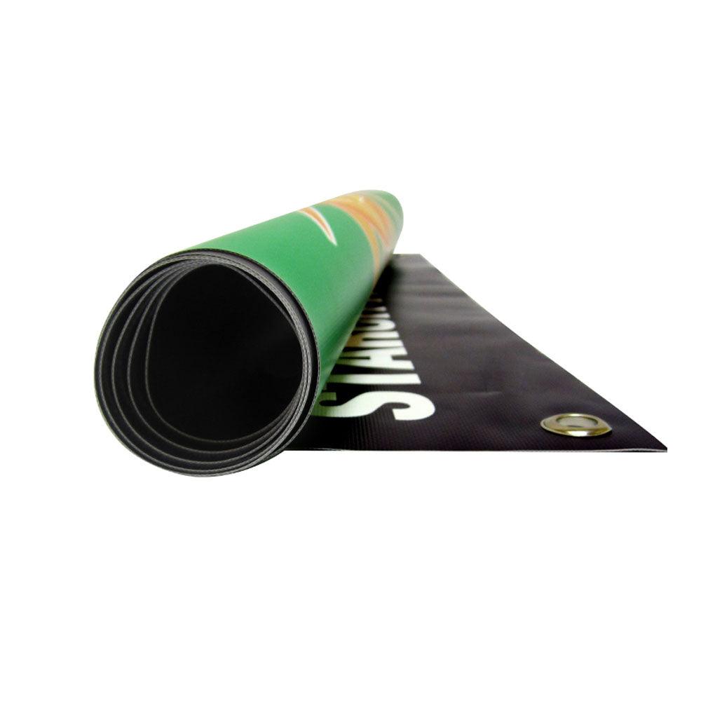 Custom double-sided 18oz blockout vinyl banner printing