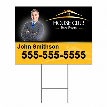 Yard Sign and H-Stake 18'' x 12''