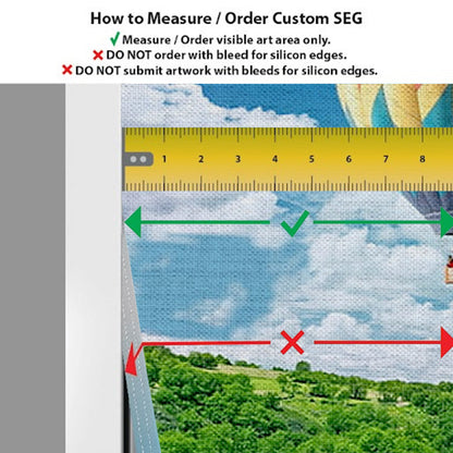 Custom SEG Fabric $1.09 per ft²