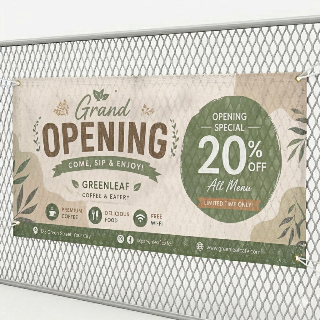 Vinyl Mesh Banner (10oz)