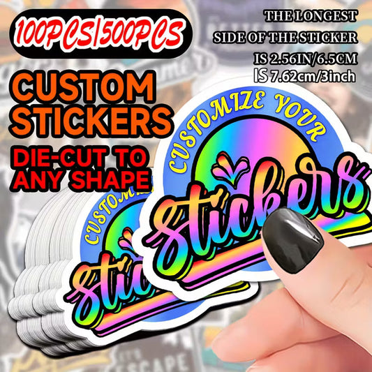 Custom Vinyl Die cut stickers