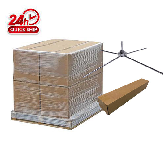 300pcs Premium Silver Cross Base Ba-9/ 48'' x 48'' x 48'' / 2000lbs/1 Pallet