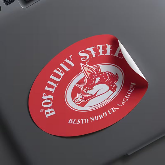 Custom Oval stickers