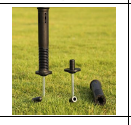 corner flag spike base