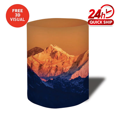 Premium Round Fitted Table Cover (Dye Sublimated)