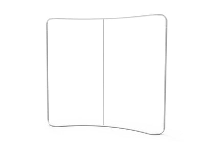 8' Tube Curved Fabric Display