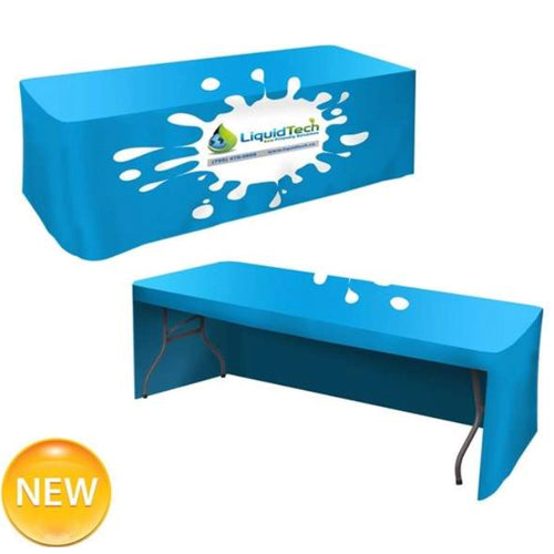 Premium Fitted Table Cover 600D (Full-Color Dye Sublimation, Full Bleed)